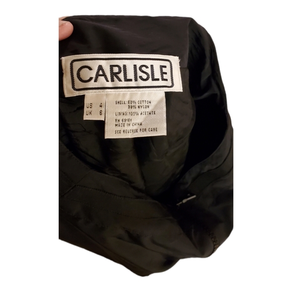 CARLISLE, ROCK AND ROLL, BLACK MINI, SIZE 4, PUNK, GOTH, CUTE - Picture 3 of 6